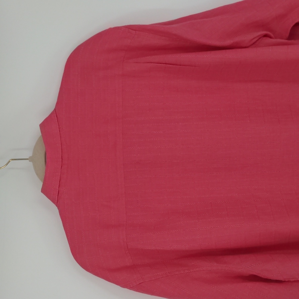 Tommy Bahama Men's Linen Pink‎ Shirt Size Extra Large Button Front Long Sleeve - Picture 12 of 14